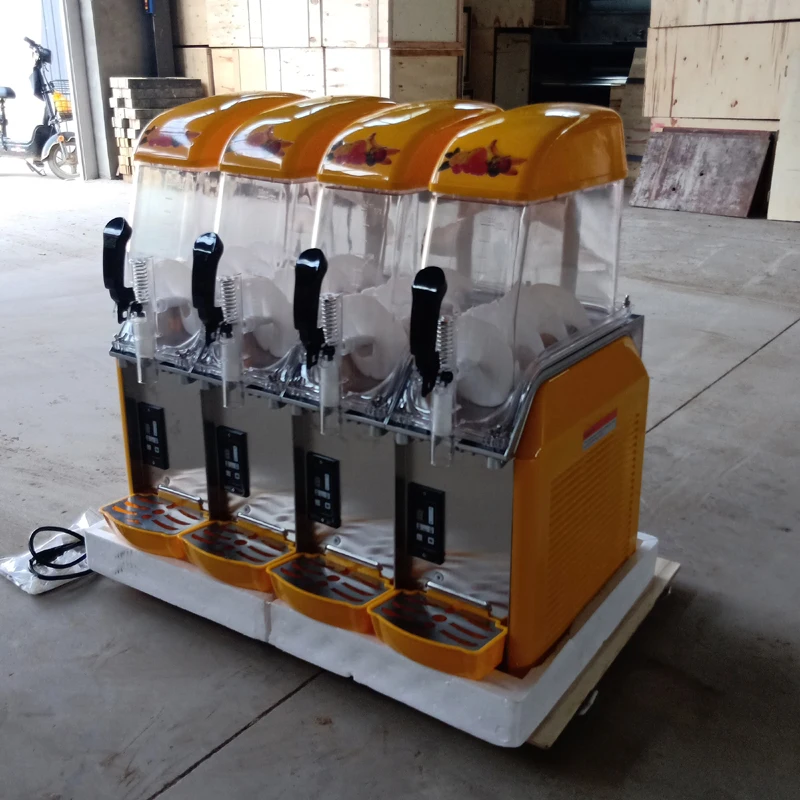 Hot selling commercial summer popular slush ice machine snow melting machine Four tank Ice slush maker machine
Hot selling commercial summer popular slush ice machine snow melting machine Four tank Ice slush maker machine