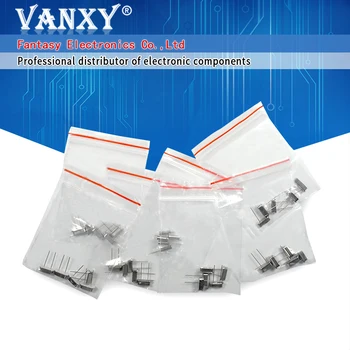 7 werte * 5 stücke = 35 stücke 32,768 Khz 6Mhz 8Mhz 11,0592 Mhz 12Mhz 16Mhz 20Mhz Kristall Oszillator HC-49S kit