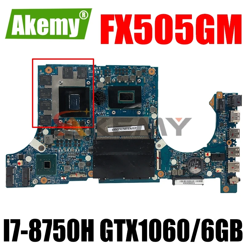 Akemy FX505GM материнская плата для For Asus TUF Gaming FX505G FX505GM 15,6-дюймовая материнская плата оригинальная материнская плата I7-8750H gtx1060/6 GB GDDR5
Akemy FX505GM материнская плата для For Asus TUF Gaming FX505G FX505GM 15,6-дюймовая материнская плата оригинальная материнская плата I7-8750H gtx1060/6 GB GDDR5