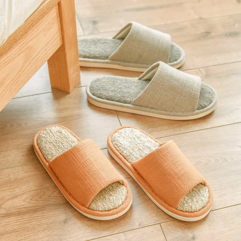 Comfory Women Men Home Slippers Indoor Fabric Cotton Japanese Style Concise Flax Slides All Season House Breathable Shoes Unisex
Comfory Women Men Home Slippers Indoor Fabric Cotton Japanese Style Concise Flax Slides All Season House Breathable Shoes Unisex