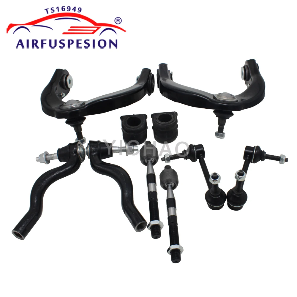 10pcs/Set Front Upper Control Arms + Stabilizer Bar Links + Steering Tie Rod + Tie Rod End For Jeep Grand Cherokee 2011-2015
10pcs/Set Front Upper Control Arms + Stabilizer Bar Links + Steering Tie Rod + Tie Rod End For Jeep Grand Cherokee 2011-2015