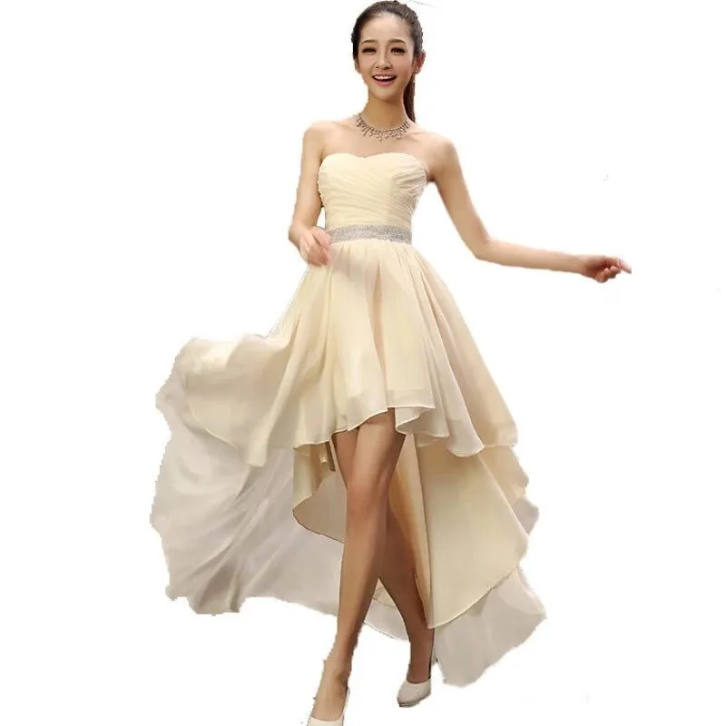 Ladybeauty Best Sale 2020Crystal Sashes Sleeveless Pleat Chiffon Short Front Long Back Bandage Evening Dresses
Ladybeauty Best Sale 2020Crystal Sashes Sleeveless Pleat Chiffon Short Front Long Back Bandage Evening Dresses