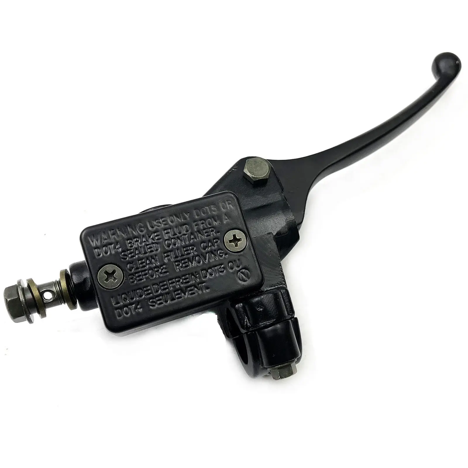 Front Master Cylinder Hydraulic Brake Lever Right For Dirt Pit Bike ATV Quad Moped Scooter Buggy Go Kart Motorcycle Motocross
Front Master Cylinder Hydraulic Brake Lever Right For Dirt Pit Bike ATV Quad Moped Scooter Buggy Go Kart Motorcycle Motocross
