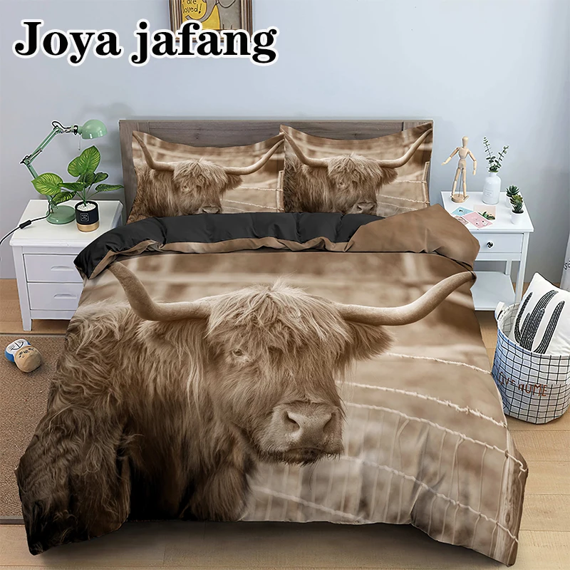 Luxury Duvet Cover Animal Cow Printed Bedding Set Home Textiles Bedclothes Single Twin Queen King Size 2/3pcs Quilt Covers
Luxury Duvet Cover Animal Cow Printed Bedding Set Home Textiles Bedclothes Single Twin Queen King Size 2/3pcs Quilt Covers