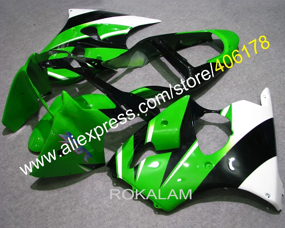 ZX-6R 00-02 ABS Fairing Kit For Kawasaki Ninja ZX6R 2000 2001 2002 Green Black Motorcycle Fairing (Injection Molding)
ZX-6R 00-02 ABS Fairing Kit For Kawasaki Ninja ZX6R 2000 2001 2002 Green Black Motorcycle Fairing (Injection Molding)