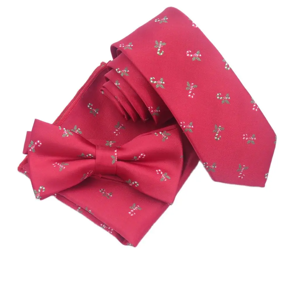 Male red ties Christmas necktie pocket square Christmas bowtie festival costumes for male and female cravata
Male red ties Christmas necktie pocket square Christmas bowtie festival costumes for male and female cravata