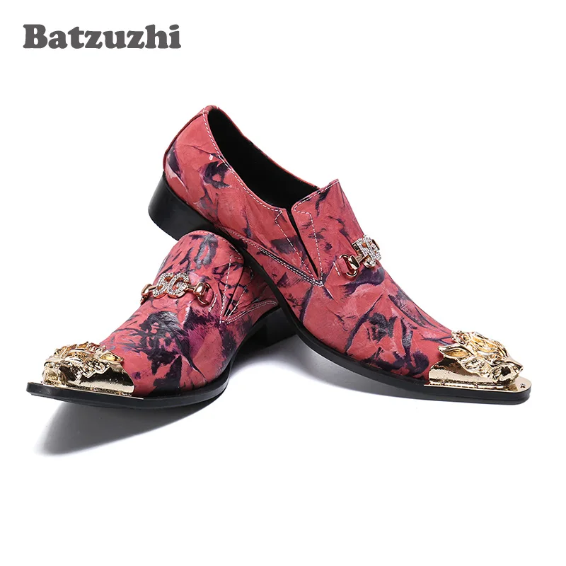 Batzuzhi Fashion Shoes Handmade Red Party and Wedding Shoes for Man Footwear Men Formal Leather Dress Shoes! Big Sizes US6-12!
Batzuzhi Fashion Shoes Handmade Red Party and Wedding Shoes for Man Footwear Men Formal Leather Dress Shoes! Big Sizes US6-12!
