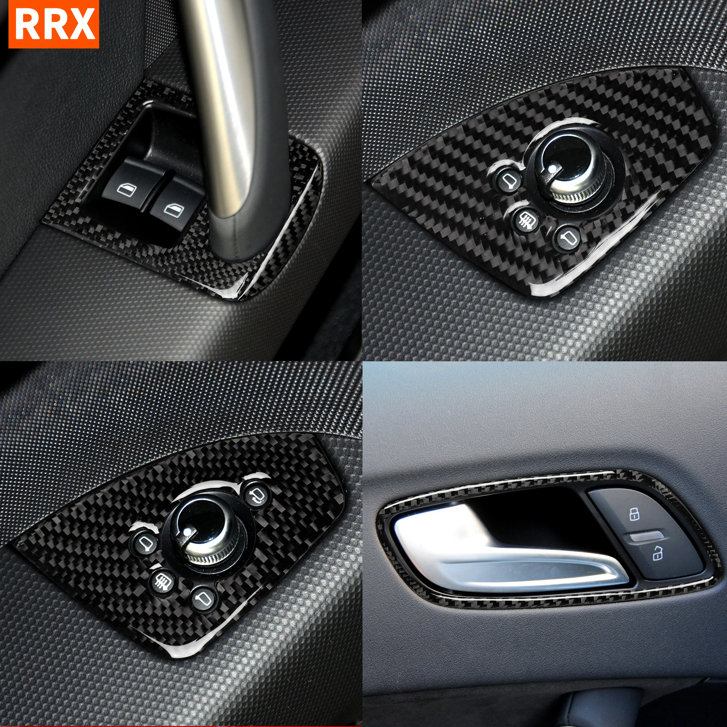 For Audi TT 8n 8J MK123 RS 2008-2014 Carbon Door Handle Sticker Window Lifting Panel Cover Switch Button Frame Trim Car Styling
For Audi TT 8n 8J MK123 RS 2008-2014 Carbon Door Handle Sticker Window Lifting Panel Cover Switch Button Frame Trim Car Styling