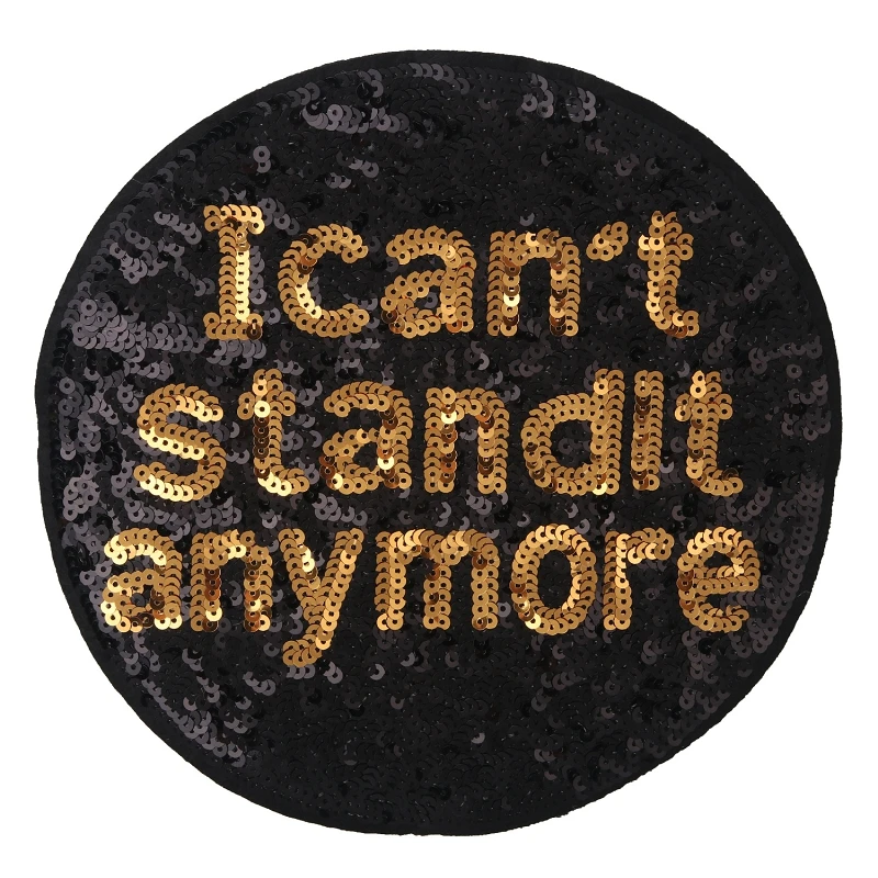 10Pcs English Letters Patches Embroidery Iron On Gold Patch Clothing DIY Stickers Sew On Clothes Denim Jacket Sequin Appliques
10Pcs English Letters Patches Embroidery Iron On Gold Patch Clothing DIY Stickers Sew On Clothes Denim Jacket Sequin Appliques