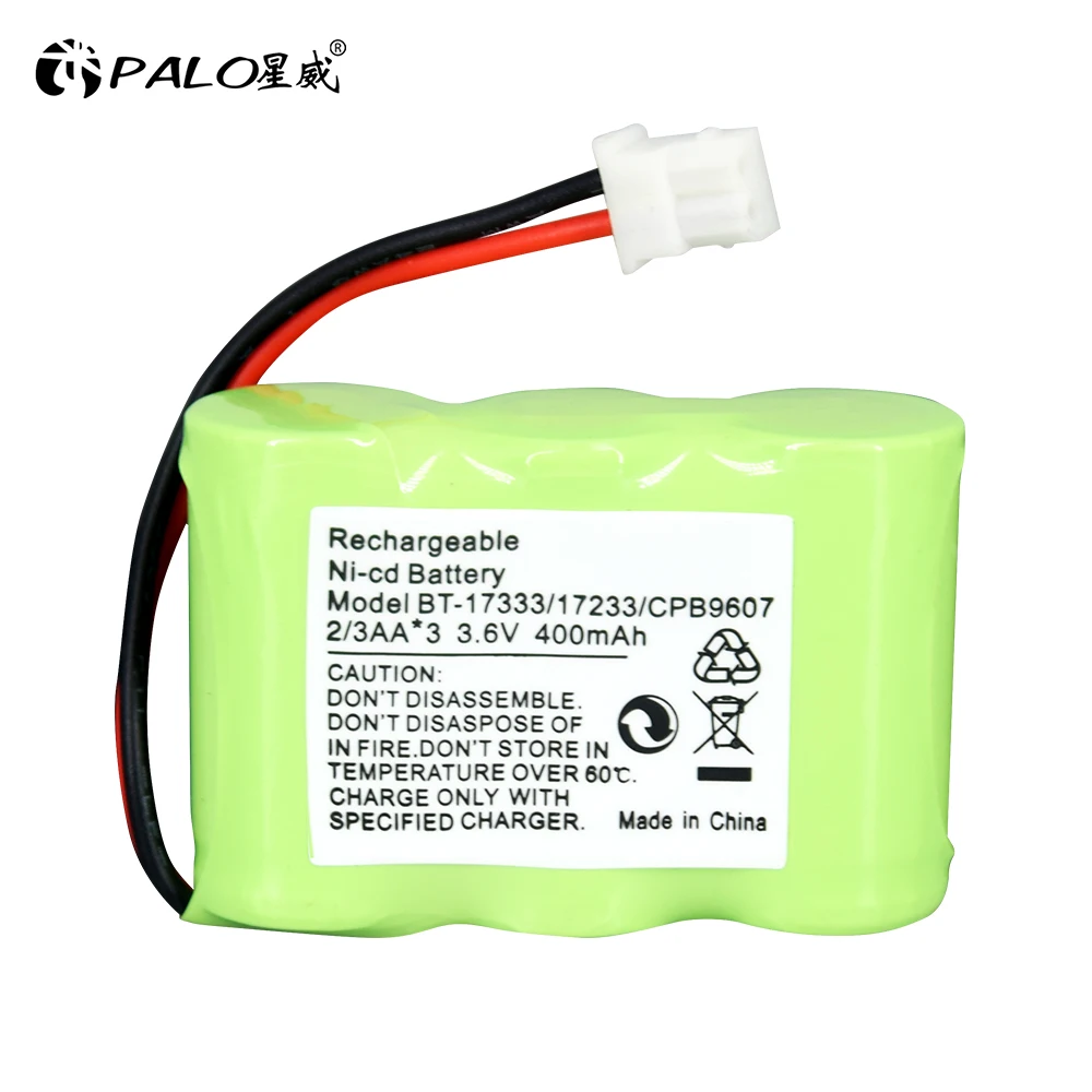 PALO BT-17333 Cordless Phone Battery for Vtech BT-27333 CS2111 01839 Sanyo CLT3500 GESPCH06 Radio Shack CS90174 12280731 23-956
PALO BT-17333 Cordless Phone Battery for Vtech BT-27333 CS2111 01839 Sanyo CLT3500 GESPCH06 Radio Shack CS90174 12280731 23-956