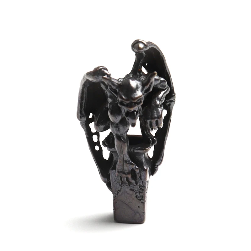 Black Brass Stone Gargoyle Knife Beads Outdoors DIY Tools EDC Lanyard Pendants Key Rings Accessories
Black Brass Stone Gargoyle Knife Beads Outdoors DIY Tools EDC Lanyard Pendants Key Rings Accessories
