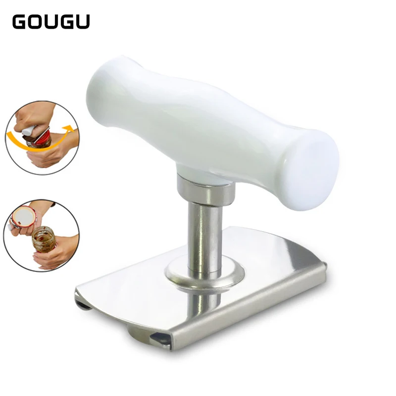 1PC GOUGU Creative Stainless Steel Can Opener With Turn Handle Multifunction Bottle Opener Kitchen Tool
1PC GOUGU Creative Stainless Steel Can Opener With Turn Handle Multifunction Bottle Opener Kitchen Tool