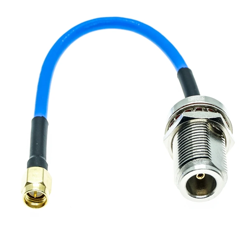 N женский разъем перегородка к SMA Штекерный разъем RG402 RG-402 полугибкий коаксиальный кабель 0,141 "50 Ом синий
N женский разъем перегородка к SMA Штекерный разъем RG402 RG-402 полугибкий коаксиальный кабель 0,141 "50 Ом синий