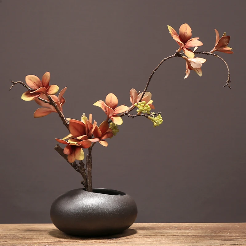 Modern Simple Ceramic Vase Fake Plum Flower Arrangement Coffee Table Adornments Crafts Home room Desktop Furnishing Decoration
Modern Simple Ceramic Vase Fake Plum Flower Arrangement Coffee Table Adornments Crafts Home room Desktop Furnishing Decoration