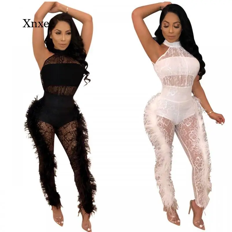Tassel Halter Mesh Jumpsuit Girl Solid Summer Casual Night Club Young Rompers Sleeveless Long Pant Jumpsuits Sexy Slim Outfits
Tassel Halter Mesh Jumpsuit Girl Solid Summer Casual Night Club Young Rompers Sleeveless Long Pant Jumpsuits Sexy Slim Outfits