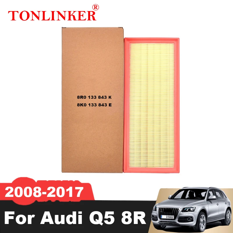 TONLINKR Air Filter 8R0133843K For Audi Q5 8R 2008 2009-2011 2012 2013 2014 2015 2016 2017 1.8TFSI 2.0TDI 2.0TFSI 8K0133843E
TONLINKR Air Filter 8R0133843K For Audi Q5 8R 2008 2009-2011 2012 2013 2014 2015 2016 2017 1.8TFSI 2.0TDI 2.0TFSI 8K0133843E