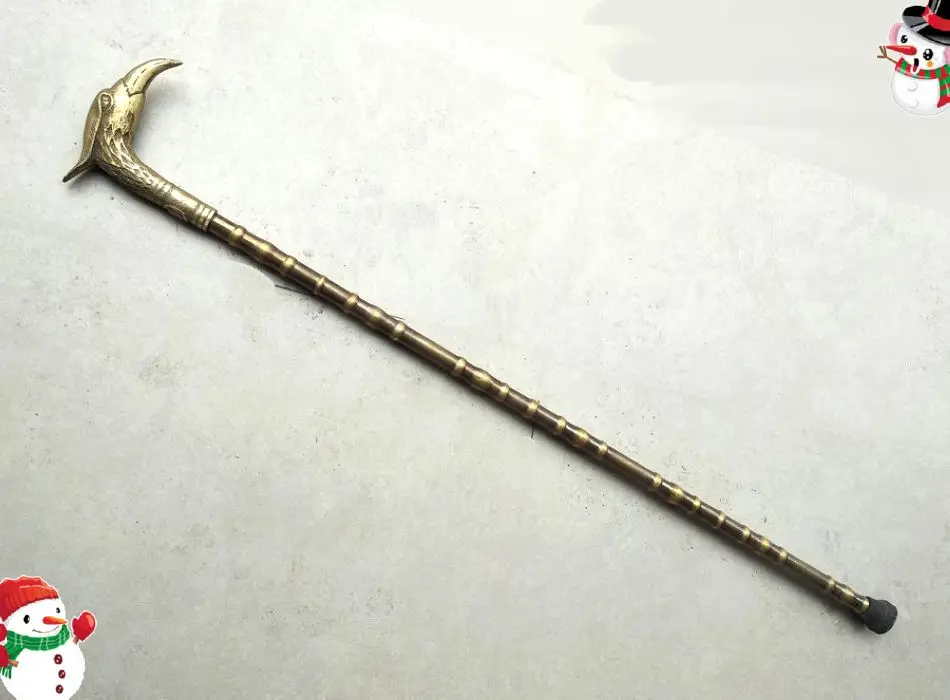 Vintage Style Walking Stick Cane Bamboo joint Body With hawk Head Handle By Pure Copper
Vintage Style Walking Stick Cane Bamboo joint Body With hawk Head Handle By Pure Copper