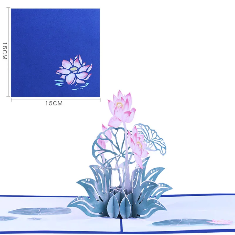 10pcs Handmade Origami Lotus Flower 3D Pop UP Greeting Invitation Card For Wish Thanks Christmas Wedding Birthday Party Gift
10pcs Handmade Origami Lotus Flower 3D Pop UP Greeting Invitation Card For Wish Thanks Christmas Wedding Birthday Party Gift