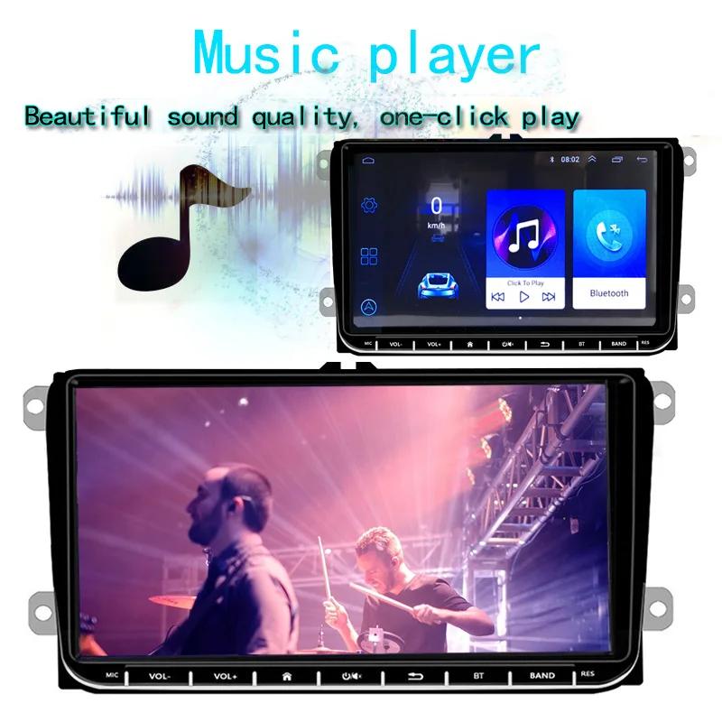 2 Din Android Auto Radio 1024*600 HD Touch Screen Multimedia Player GPS Navigation Steering Wheel Control
2 Din Android Auto Radio 1024*600 HD Touch Screen Multimedia Player GPS Navigation Steering Wheel Control