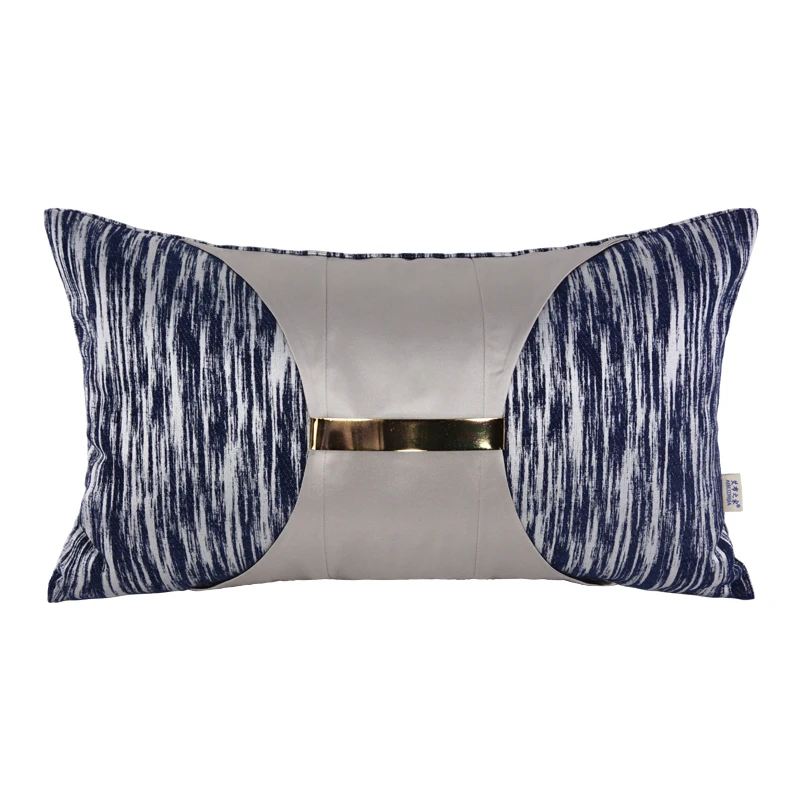Blue Grey Cushion Covers For Bedroom Gold Button Waist Pillows Modern Simple Sofa Cushions 30x50cm
Blue Grey Cushion Covers For Bedroom Gold Button Waist Pillows Modern Simple Sofa Cushions 30x50cm