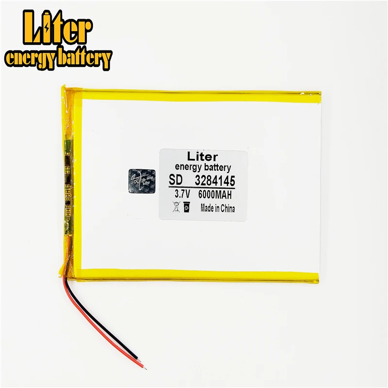 Li-po 3284145 3,7 В, 6000 мАч (полимерный литий-ионный аккумулятор) литий-ионный аккумулятор для планшетных ПК 7 дюймов 8 дюймов 9 дюймов
Li-po 3284145 3,7 В, 6000 мАч (полимерный литий-ионный аккумулятор) литий-ионный аккумулятор для планшетных ПК 7 дюймов 8 дюймов 9 дюймов