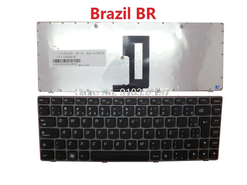Laptop Keyboard For Lenovo Z460 Z460A Z465 Z465A Brazil BR Germany GR Portugal PO PT V116920AS1 V116920AK1
Laptop Keyboard For Lenovo Z460 Z460A Z465 Z465A Brazil BR Germany GR Portugal PO PT V116920AS1 V116920AK1