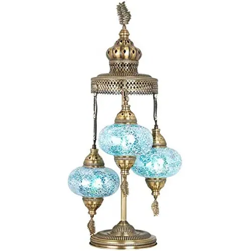 (16 Colors) laModaHome 2020 - 3 Big Globes Magnificent Handmade Turkish Moroccan Mosaic Tiffany Table Desk Bedside Lamp Lampshad
(16 Colors) laModaHome 2020 - 3 Big Globes Magnificent Handmade Turkish Moroccan Mosaic Tiffany Table Desk Bedside Lamp Lampshad