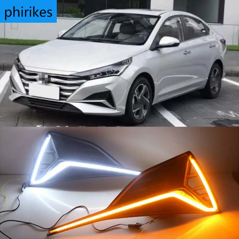 For Hyundai Accent Solaris Verna 2020 LED DRL Daytime Running Light Fog Lamp 12V Car Running Lights
For Hyundai Accent Solaris Verna 2020 LED DRL Daytime Running Light Fog Lamp 12V Car Running Lights