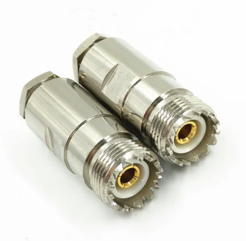 New UHF SO239 Female Jack Clamp RG5 RG6 LMR300 RG212 5D-FB RF Adapter Coaxial Cable Wholesale
New UHF SO239 Female Jack Clamp RG5 RG6 LMR300 RG212 5D-FB RF Adapter Coaxial Cable Wholesale