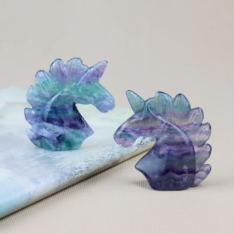 1PC Natural Crystal Fluorite Unicorn Figurine Hand Made Crystal Polished Quartz Healing Stone Home DIY Decoration Christmas Gift
1PC Natural Crystal Fluorite Unicorn Figurine Hand Made Crystal Polished Quartz Healing Stone Home DIY Decoration Christmas Gift
