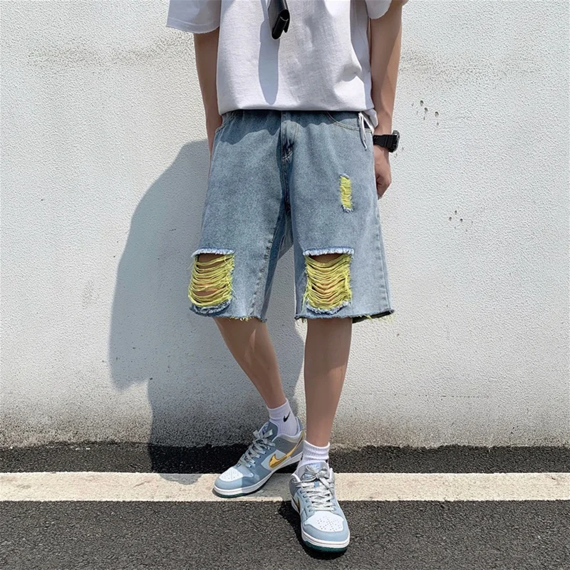Men's summer fashion brand loose straight boxed beggars' pants skinny jeans hombre men calca masculina pantacourt mens clothing
Men's summer fashion brand loose straight boxed beggars' pants skinny jeans hombre men calca masculina pantacourt mens clothing