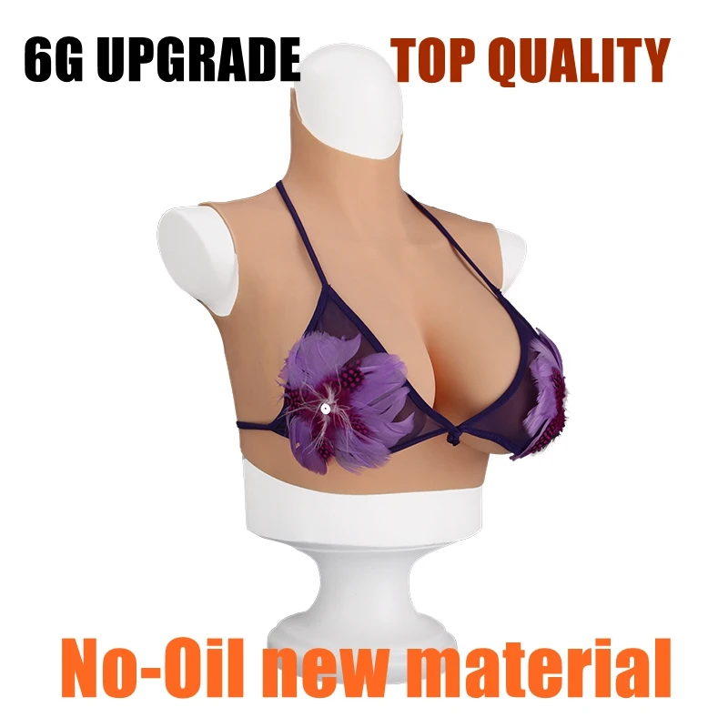Upgrade 6G New High Collar Neck Fake Artificial Boob Realistic Silicone Breast Forms Crossdresser Shemale Transgender Drag Queen
Upgrade 6G New High Collar Neck Fake Artificial Boob Realistic Silicone Breast Forms Crossdresser Shemale Transgender Drag Queen