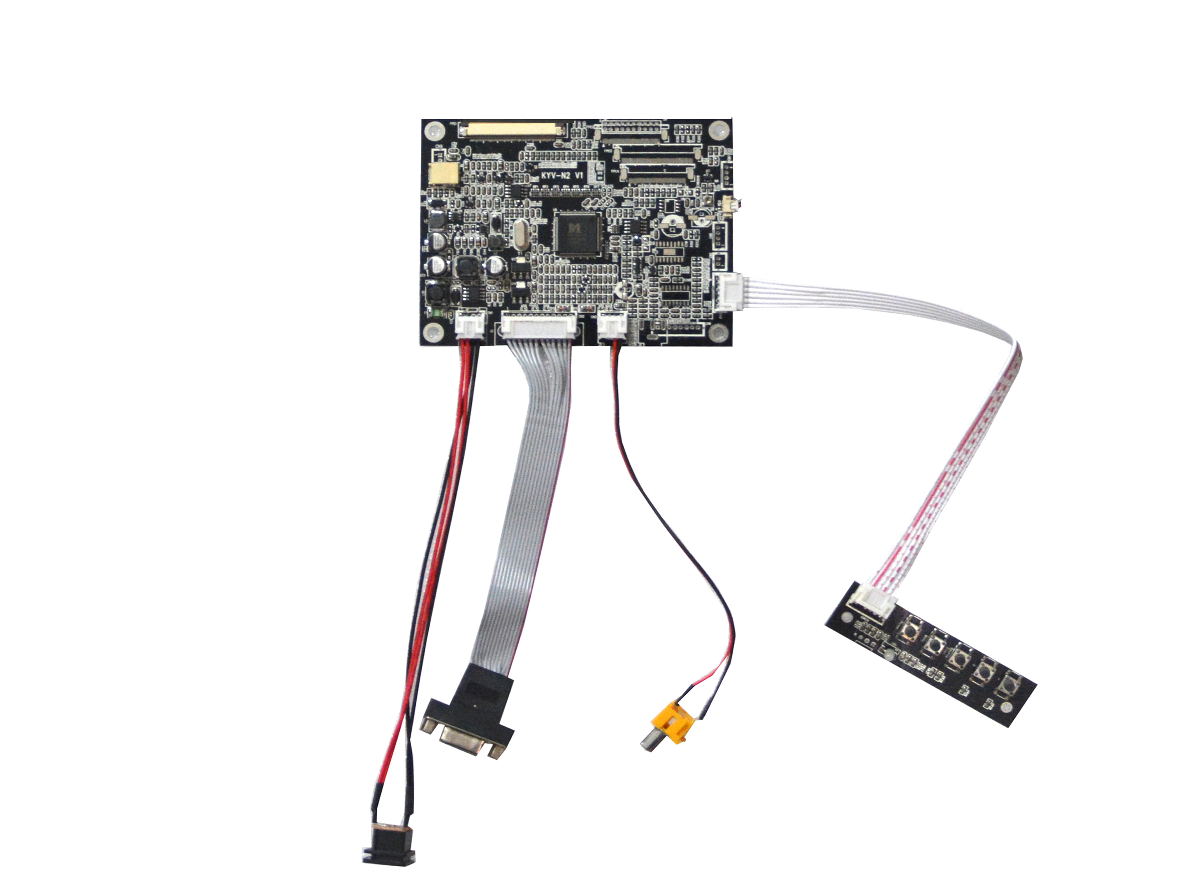 KYV-N2 V1 VGA AV LCD Controller Board For 5inch AT050TN22 640x480 TTL 50pins Screen
KYV-N2 V1 VGA AV LCD Controller Board For 5inch AT050TN22 640x480 TTL 50pins Screen