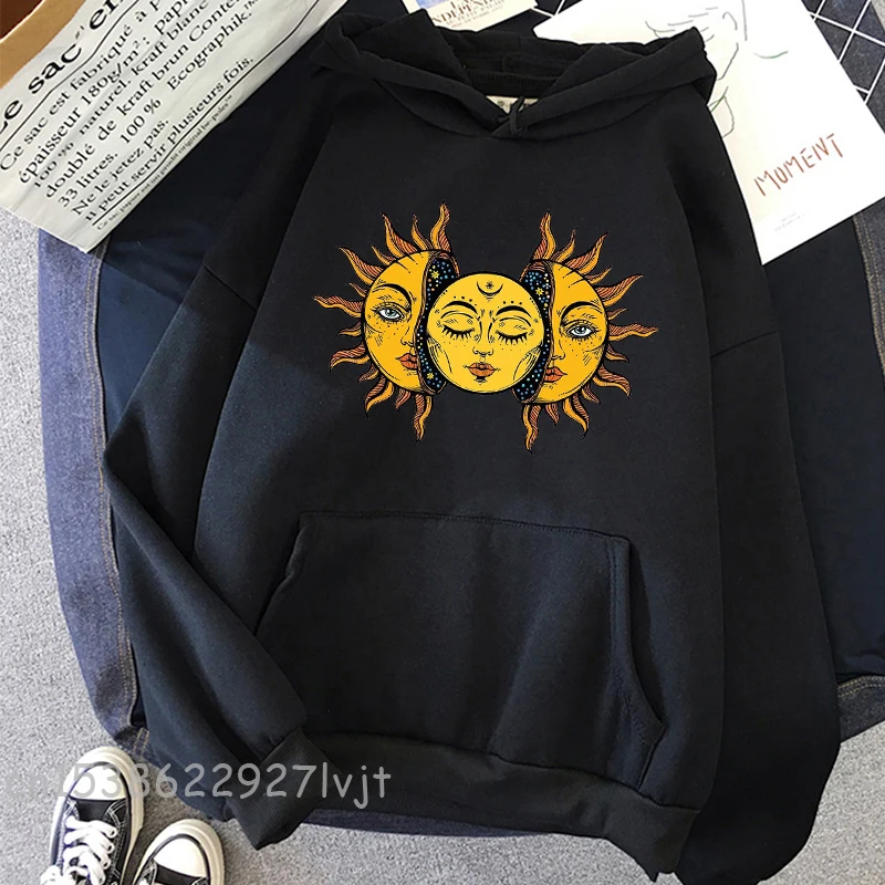 Sun and Moon Hoodie vintage Women Hooded Sweatshirt Winter Harajuku Oversize Ladies Gothic Loose Sweatshirt Streetweaer Hoodie
Sun and Moon Hoodie vintage Women Hooded Sweatshirt Winter Harajuku Oversize Ladies Gothic Loose Sweatshirt Streetweaer Hoodie