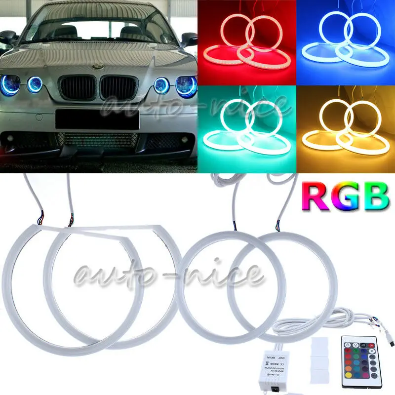 BW 4X для BMW E83 X3 E46 Ti компактный RGB хлопковый светильник Angel Eyes Halo Ring 106 + 131 мм
BW 4X для BMW E83 X3 E46 Ti компактный RGB хлопковый светильник Angel Eyes Halo Ring 106 + 131 мм