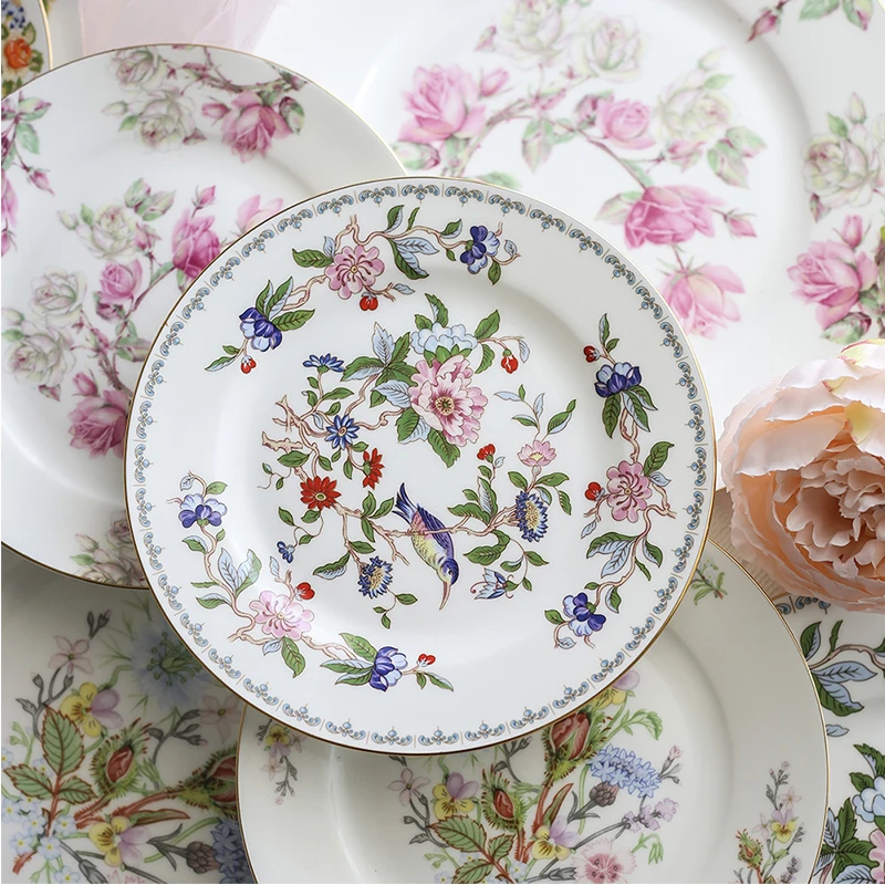 Bone Porcelain Western Food Plate SetLdyllic Style Steak Flat Plate Tableware Ceramic Disk Home Hotel Model Room Decoration
Bone Porcelain Western Food Plate SetLdyllic Style Steak Flat Plate Tableware Ceramic Disk Home Hotel Model Room Decoration