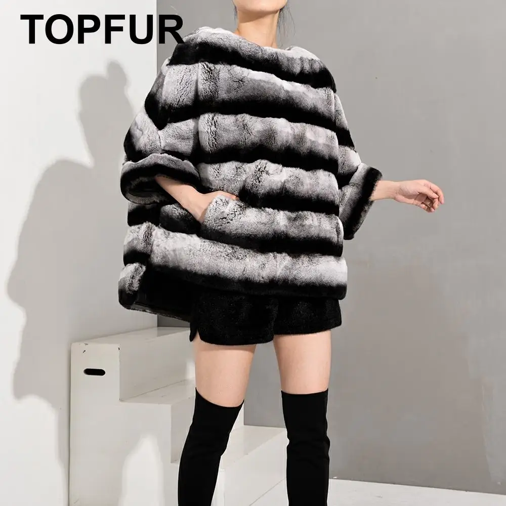 TOPFUR Three Colour Rex Rabbit Fur Jacket Women Pullover Jacket Winter Coat Women Leather Jacket Real Fur Coat In Real Fur
TOPFUR Three Colour Rex Rabbit Fur Jacket Women Pullover Jacket Winter Coat Women Leather Jacket Real Fur Coat In Real Fur