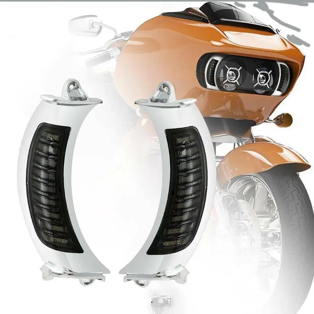 LED Side Marker Turn Singal Light For Harley Touring Road Glide FLTRX 2015-2023 2018 2017 Motorcycle
LED Side Marker Turn Singal Light For Harley Touring Road Glide FLTRX 2015-2023 2018 2017 Motorcycle