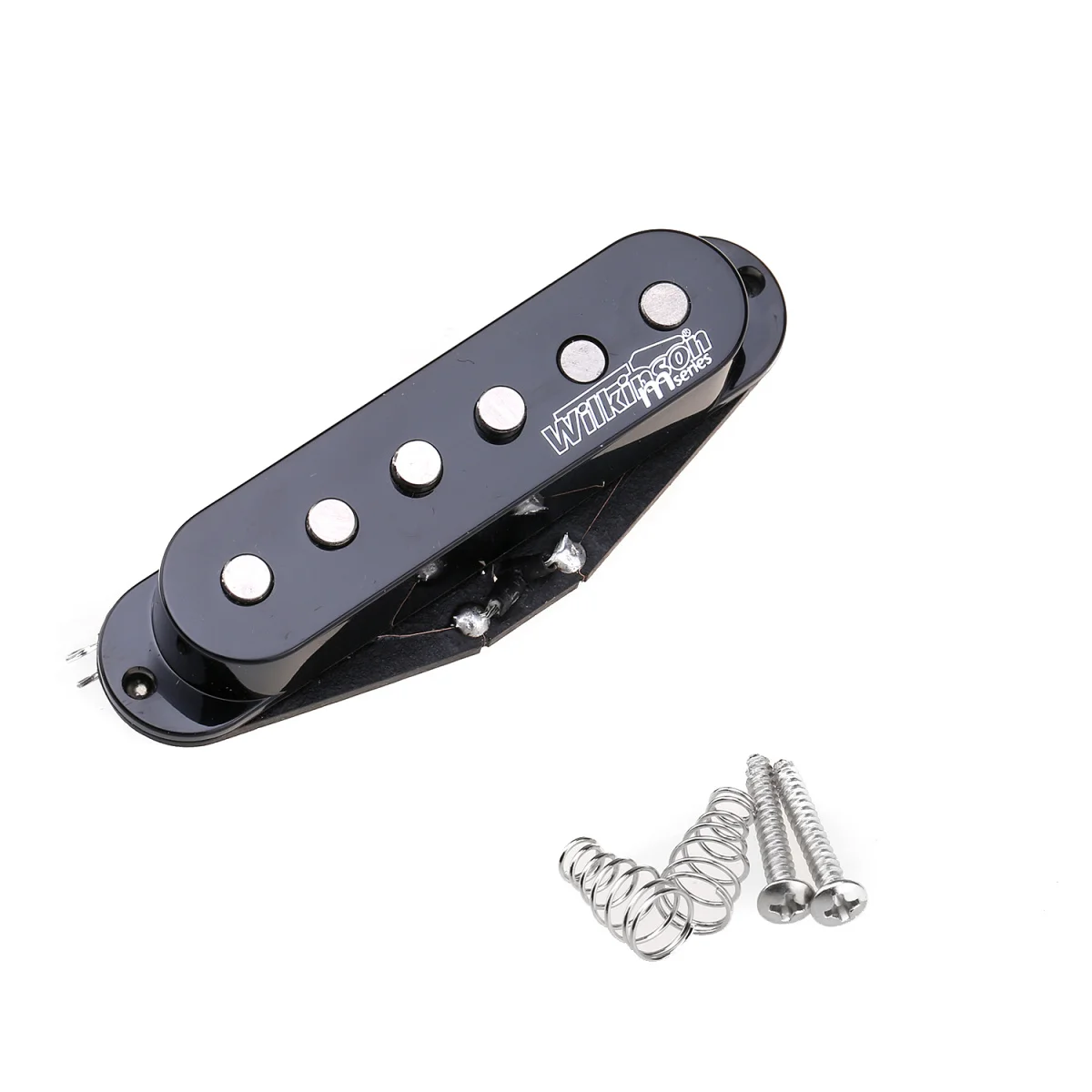 Wilkinson Vintage Tone Alnico 5 Staggered Single Coil Neck Pickup for Strat Style Electric Guitar, Black
Wilkinson Vintage Tone Alnico 5 Staggered Single Coil Neck Pickup for Strat Style Electric Guitar, Black