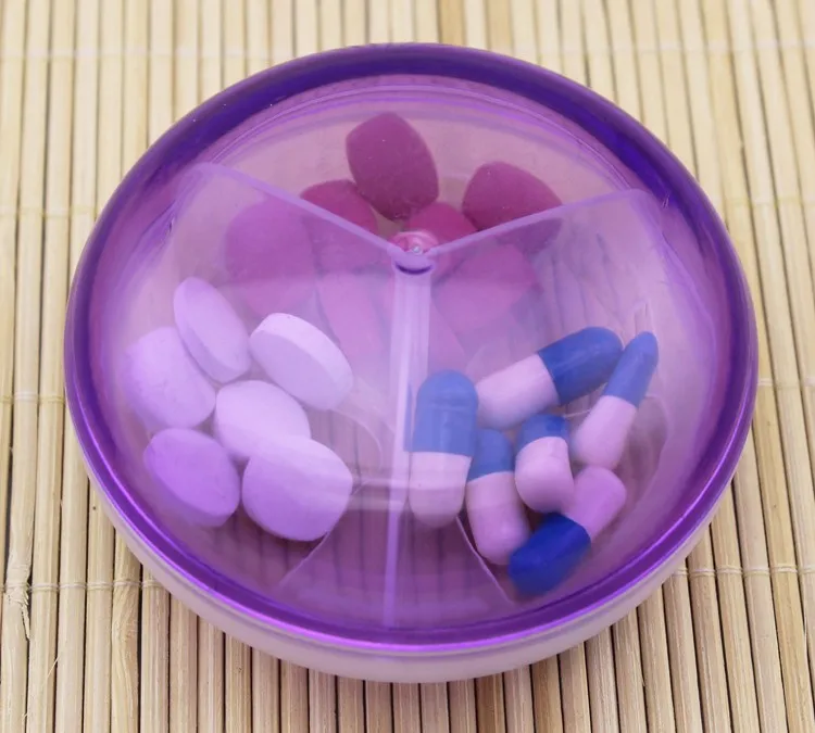 pill box Rotate The Small Pcs Fashion Circle Transparent Plastic With Convenient Jewelry Receive A Box Medicine Container Pills
pill box Rotate The Small Pcs Fashion Circle Transparent Plastic With Convenient Jewelry Receive A Box Medicine Container Pills