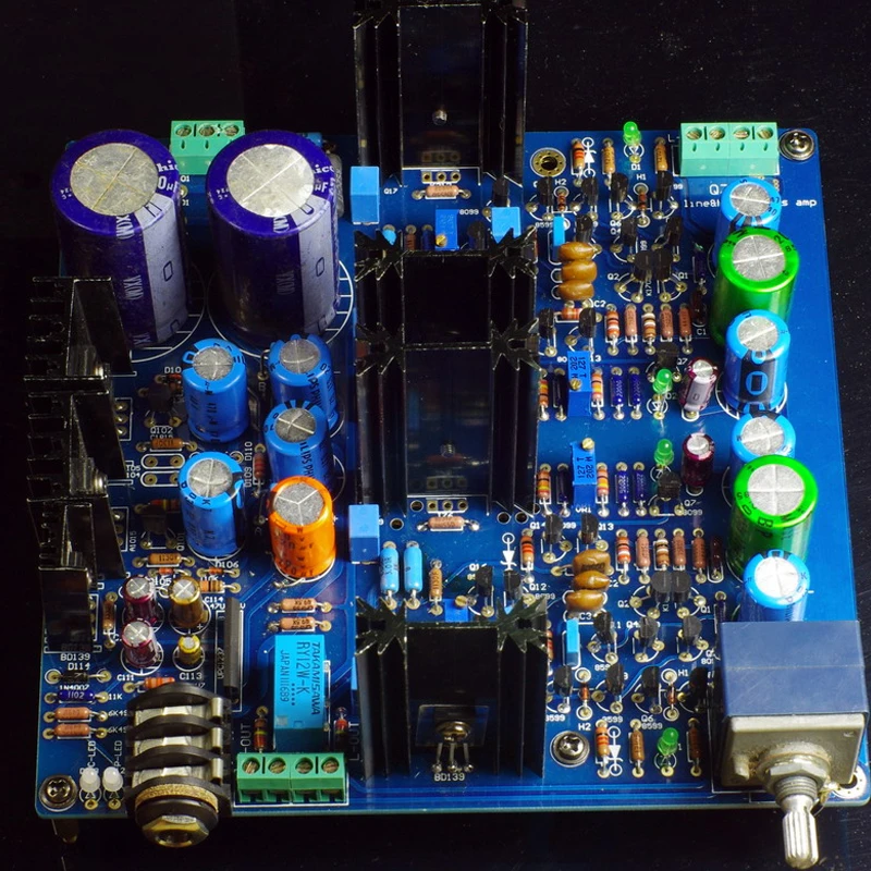 KYYSLB Dual 22-26V or Dual 32-36V 2 Channels HIFI Power Amplifier Preamp Finished Board Amp Preamp Kit
KYYSLB Dual 22-26V or Dual 32-36V 2 Channels HIFI Power Amplifier Preamp Finished Board Amp Preamp Kit