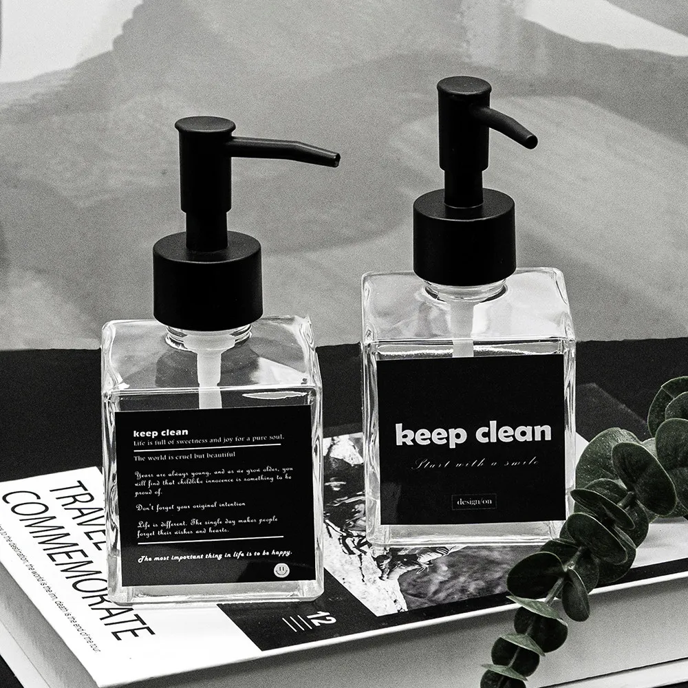 200ml Glass Soap Dispenser Home Hotel Bathroom Hand Washing Bottle Nordic Kitchen Lotion Liquid Detergent Sub-bottle
200ml Glass Soap Dispenser Home Hotel Bathroom Hand Washing Bottle Nordic Kitchen Lotion Liquid Detergent Sub-bottle