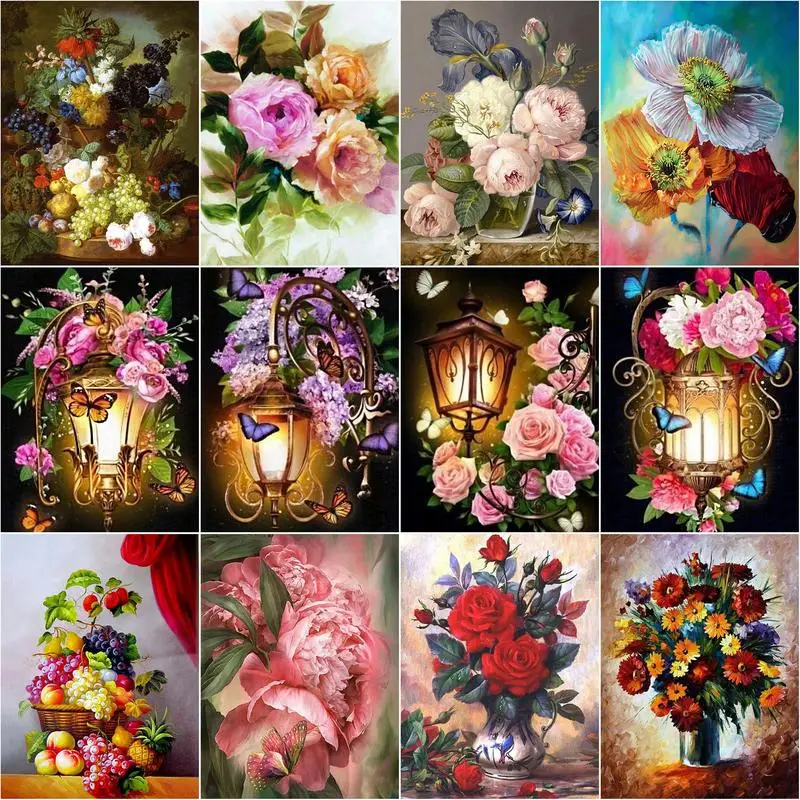 RUOPOTY 5D Diamond Painting Full Drill Square Flowers DIY Diamond Art Embroidery Home Decoration
RUOPOTY 5D Diamond Painting Full Drill Square Flowers DIY Diamond Art Embroidery Home Decoration