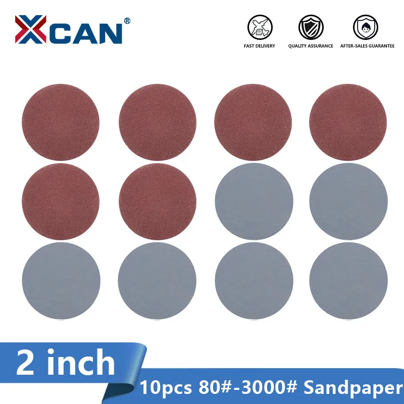 XCAN Sanding Disc 10pcs 2 Inches Flocking Sandpaper Abrasive Paper 80-2000 Grit Sanding Polishing Water Sand Back Velvet
XCAN Sanding Disc 10pcs 2 Inches Flocking Sandpaper Abrasive Paper 80-2000 Grit Sanding Polishing Water Sand Back Velvet