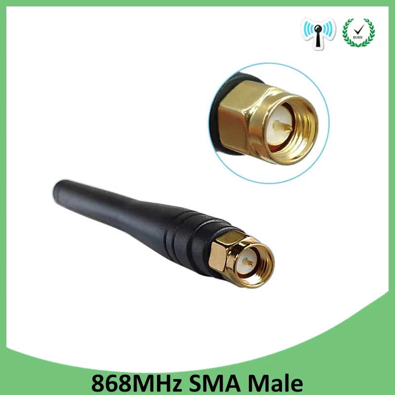 GRANDWISDOM 10pcs 868mhz antenna 3dbi sma male 915mhz lora antene pbx iot module lorawan signal receiver antena
GRANDWISDOM 10pcs 868mhz antenna 3dbi sma male 915mhz lora antene pbx iot module lorawan signal receiver antena