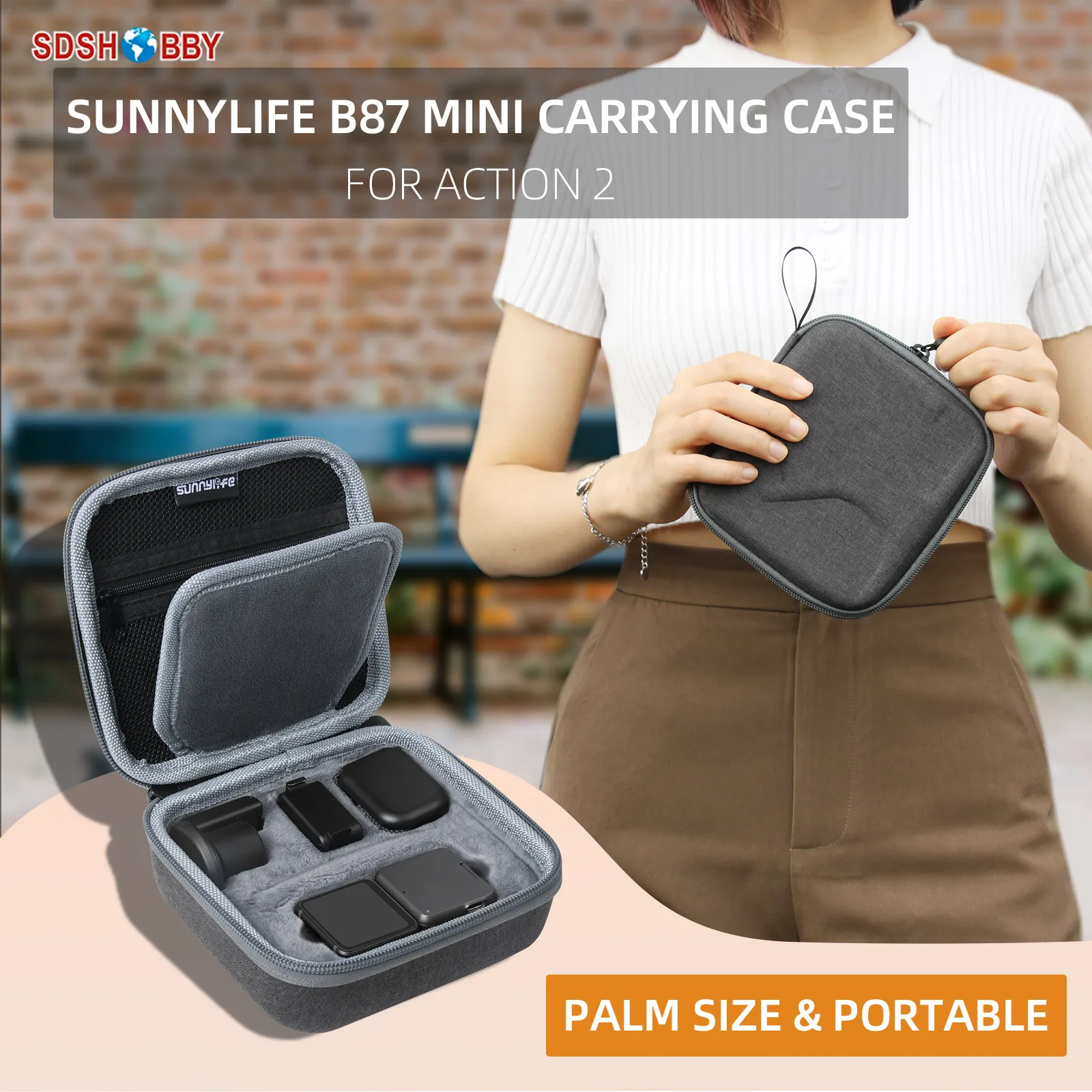 Sunnylife B87 мини чехол для переноски защитная сумка для хранения аксессуары для экшн 2
Sunnylife B87 мини чехол для переноски защитная сумка для хранения аксессуары для экшн 2