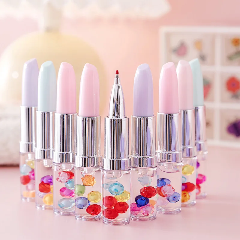 36 pcs/lot Creative Lipstick Oil Gel Pen Cute 0.38 mm black ink Signature Pens Office School Writing Supplies gift
36 pcs/lot Creative Lipstick Oil Gel Pen Cute 0.38 mm black ink Signature Pens Office School Writing Supplies gift