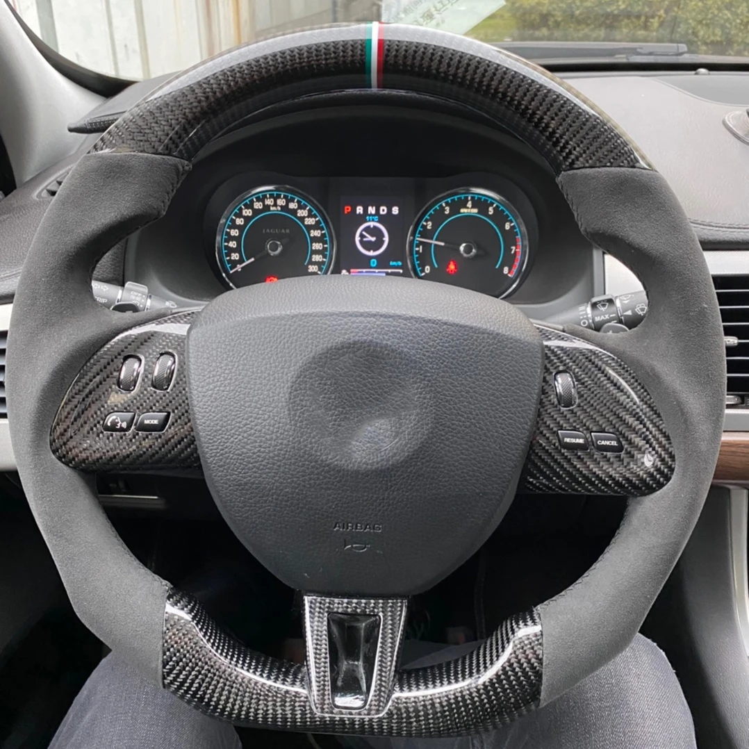 Upgraded Customized Racing Carbon Fiber Steering Wheel For Jaguar XF XK 2008 2009 2010 2011 2012 2013 2014 2015
Upgraded Customized Racing Carbon Fiber Steering Wheel For Jaguar XF XK 2008 2009 2010 2011 2012 2013 2014 2015