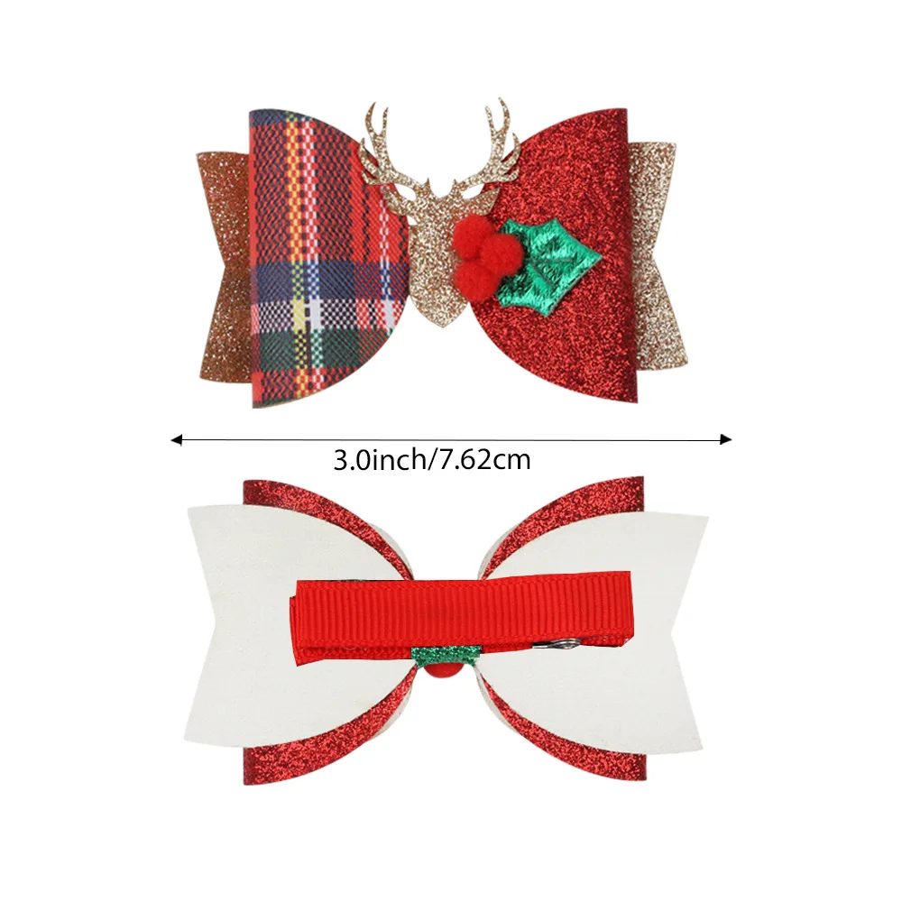 15 PCS/Lot, 3" Glitter Bow Hair Clips For Christmas Holiday, Chunky Bow Hairpins Kids Girls Hair Accessories
15 PCS/Lot, 3" Glitter Bow Hair Clips For Christmas Holiday, Chunky Bow Hairpins Kids Girls Hair Accessories
