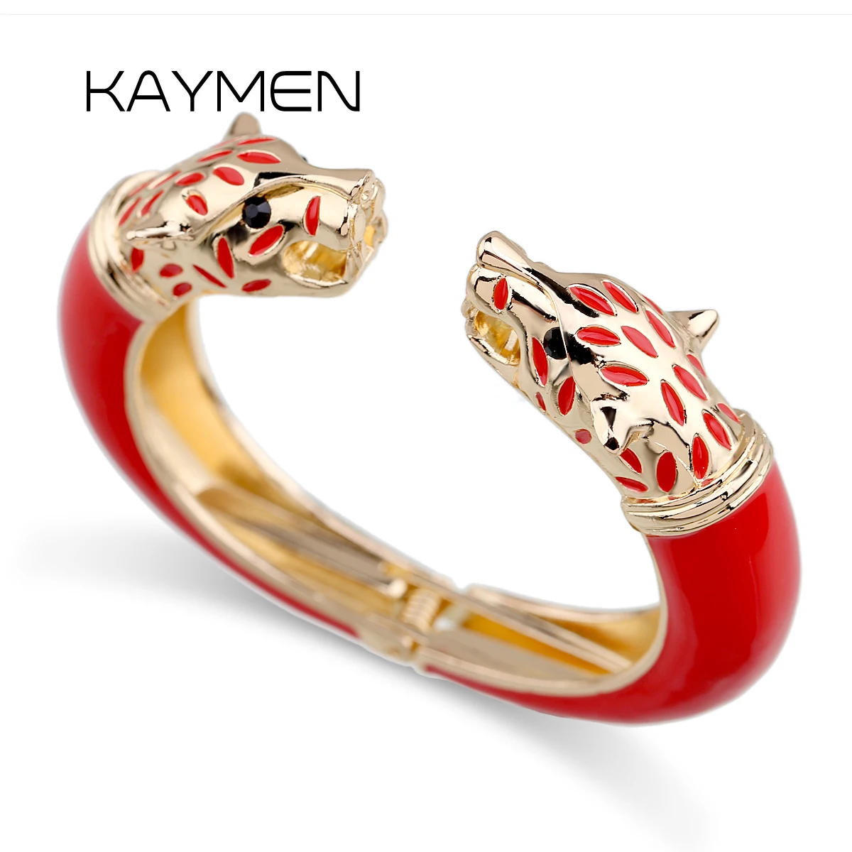 Kaymen New Statement Wolf Cuff Bangle, Girl's Enamel Fashion Cuff Bracelet, Gold plated Animal Chunky Bangle
Kaymen New Statement Wolf Cuff Bangle, Girl's Enamel Fashion Cuff Bracelet, Gold plated Animal Chunky Bangle